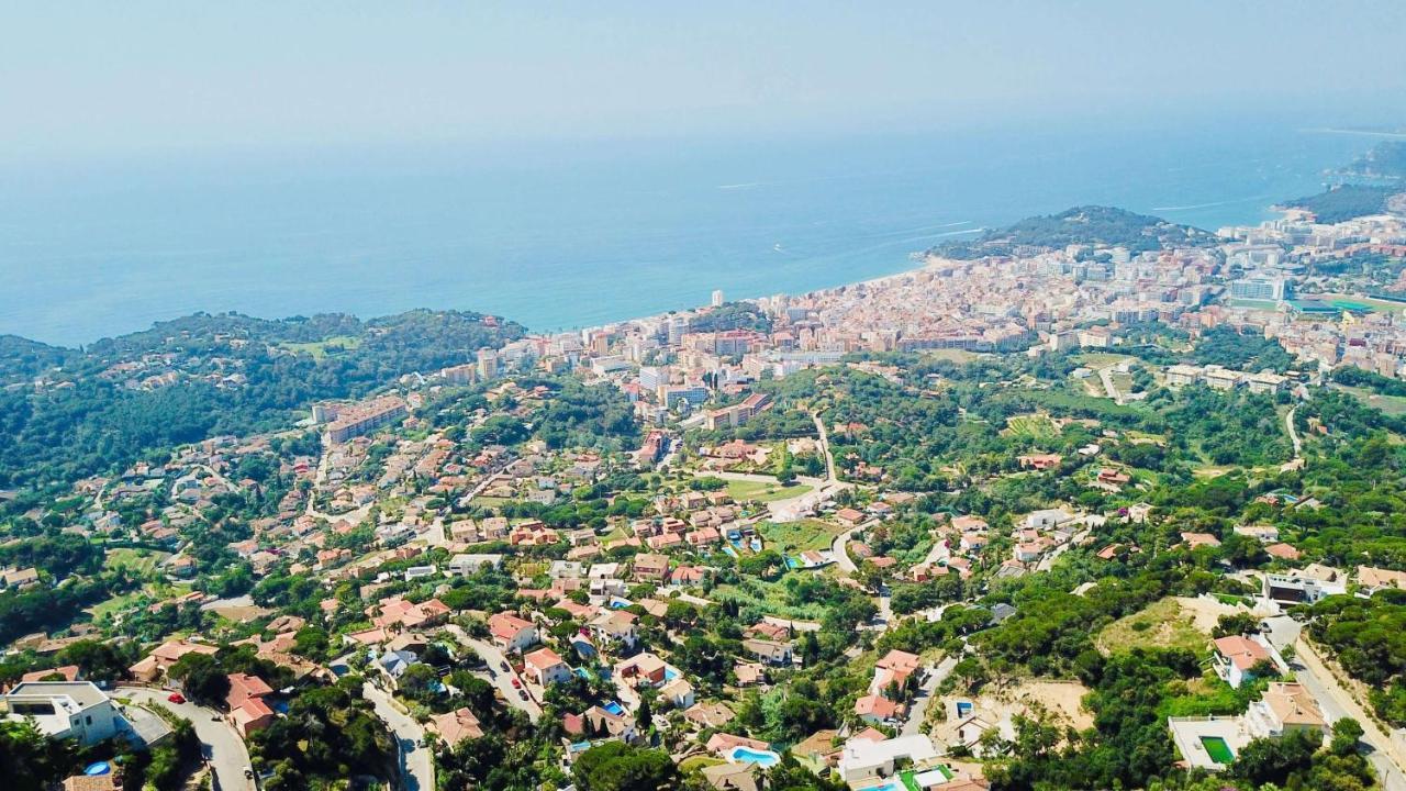 Luxury Villa Investingspain With Sea Views, Pool And Jacuzzi Lloret de Mar Bagian luar foto