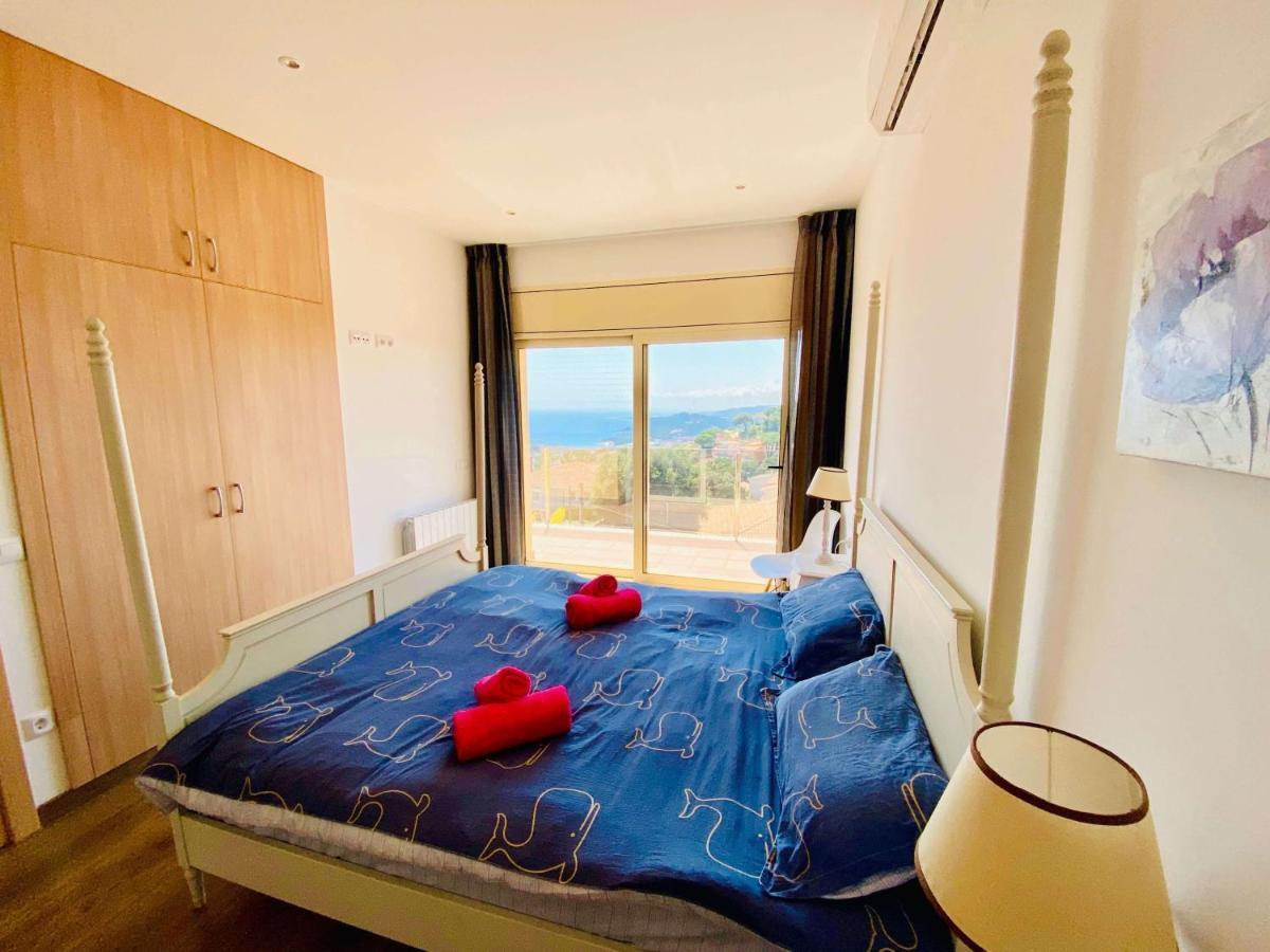 Luxury Villa Investingspain With Sea Views, Pool And Jacuzzi Lloret de Mar Bagian luar foto