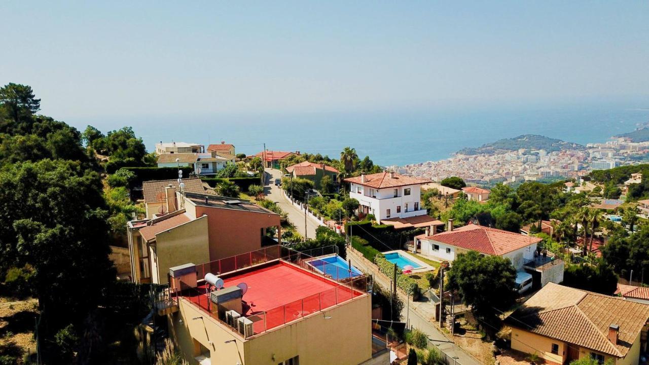 Luxury Villa Investingspain With Sea Views, Pool And Jacuzzi Lloret de Mar Bagian luar foto