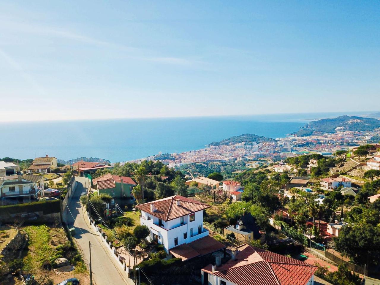 Luxury Villa Investingspain With Sea Views, Pool And Jacuzzi Lloret de Mar Bagian luar foto