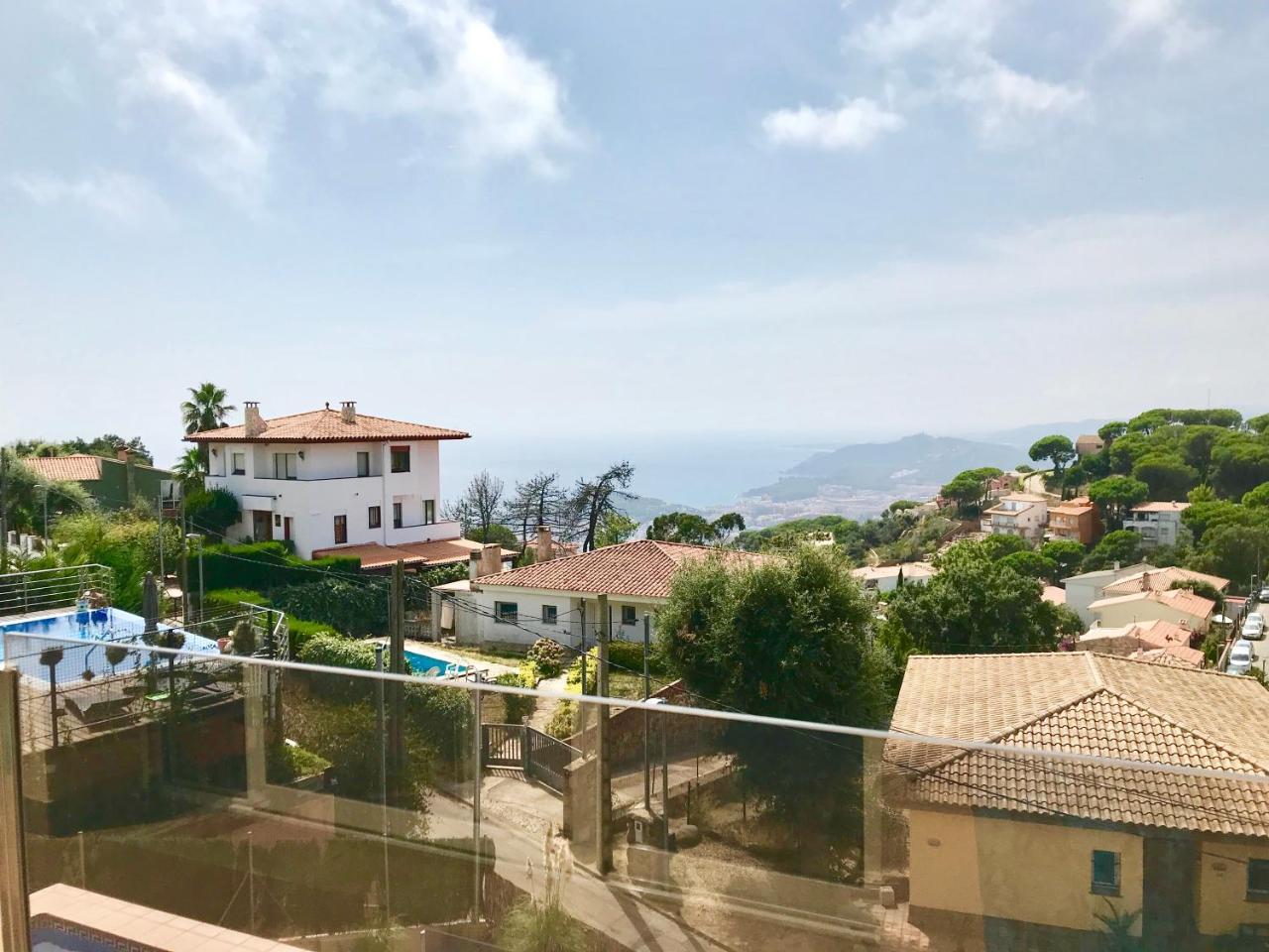 Luxury Villa Investingspain With Sea Views, Pool And Jacuzzi Lloret de Mar Bagian luar foto