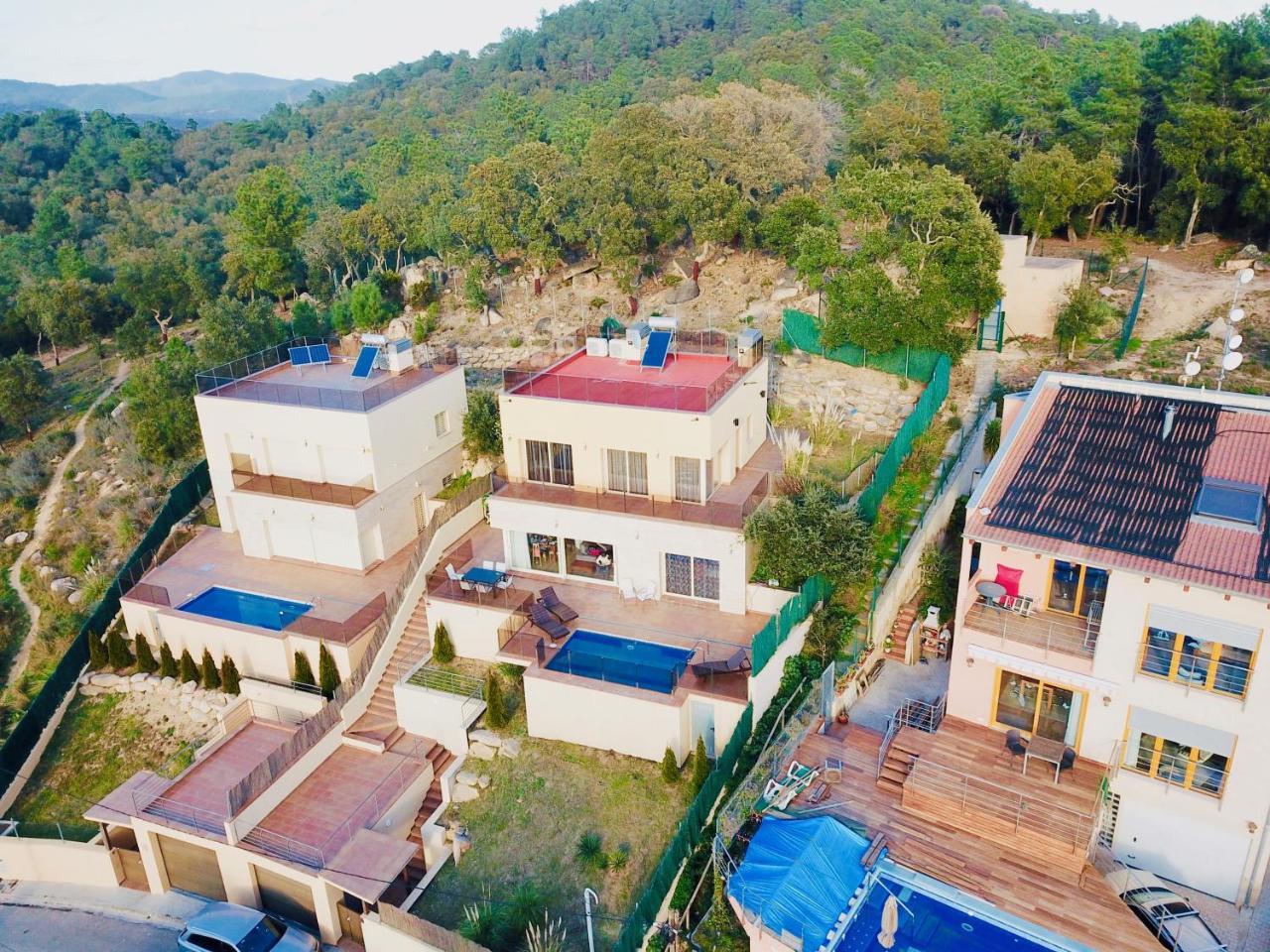 Luxury Villa Investingspain With Sea Views, Pool And Jacuzzi Lloret de Mar Bagian luar foto