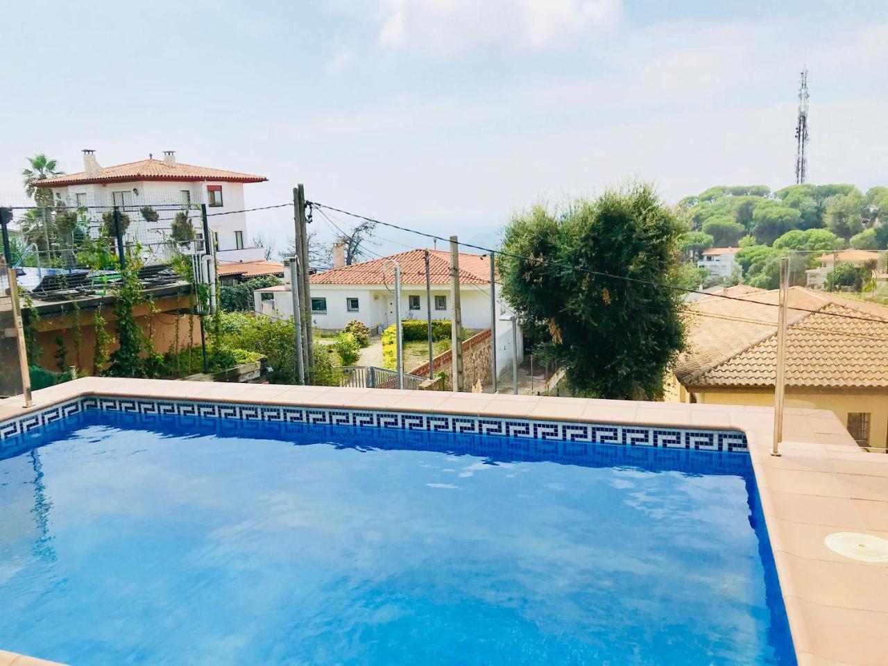 Luxury Villa Investingspain With Sea Views, Pool And Jacuzzi Lloret de Mar Bagian luar foto