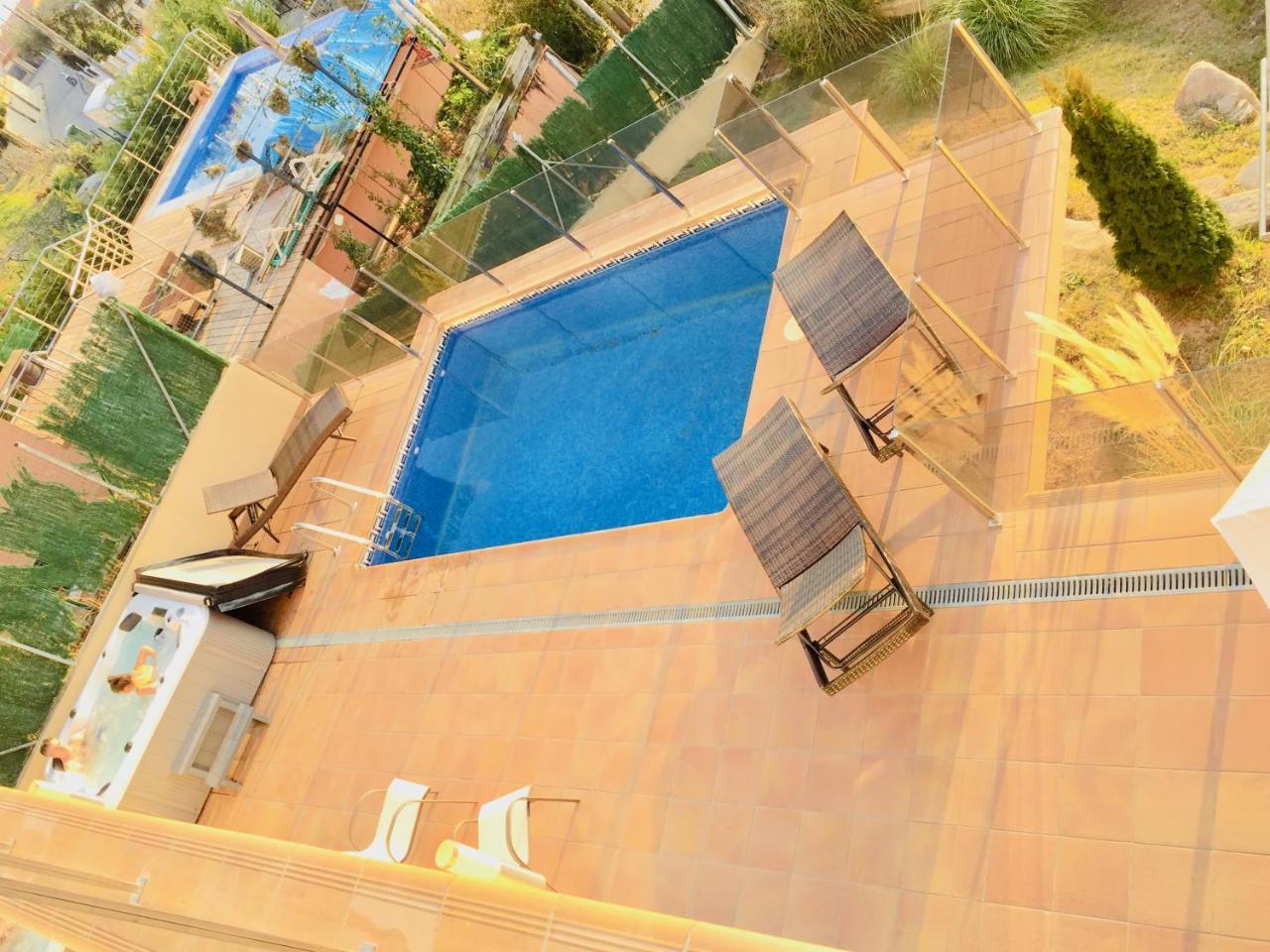 Luxury Villa Investingspain With Sea Views, Pool And Jacuzzi Lloret de Mar Bagian luar foto